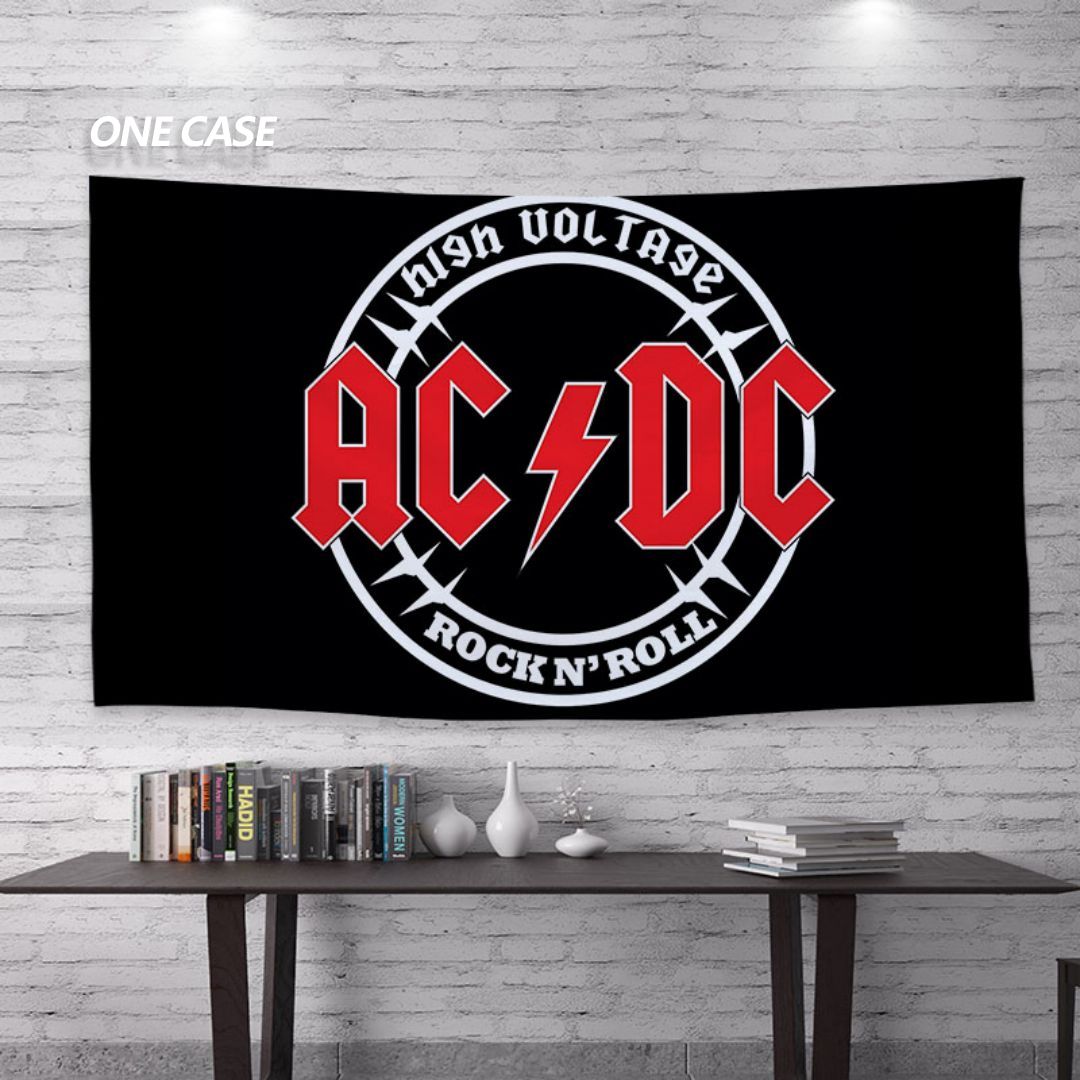 ACDC Rock Band Tapestry Deco Wall Hanging for Room -ONECASE.STUDIO